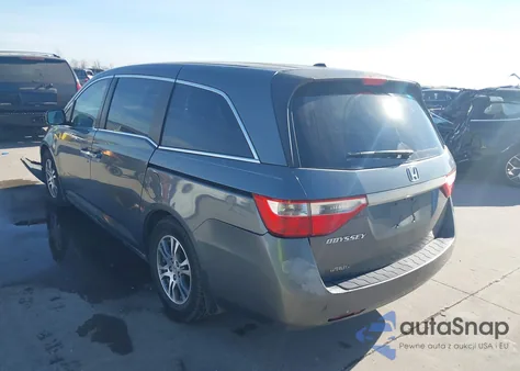 2012 Honda Odyssey Ex-L from USA, damaged, VIN 5FNRL5H66CB112618